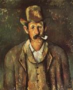 Paul Cezanne Man with a Pipe oil painting reproduction